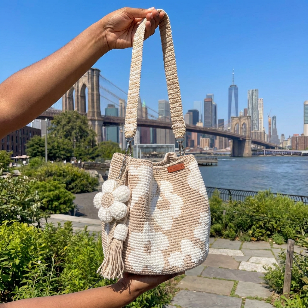 Crochet Flower Bags