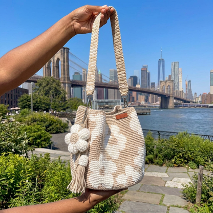Crochet Flower Bags
