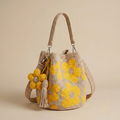 Crochet Flower Bags