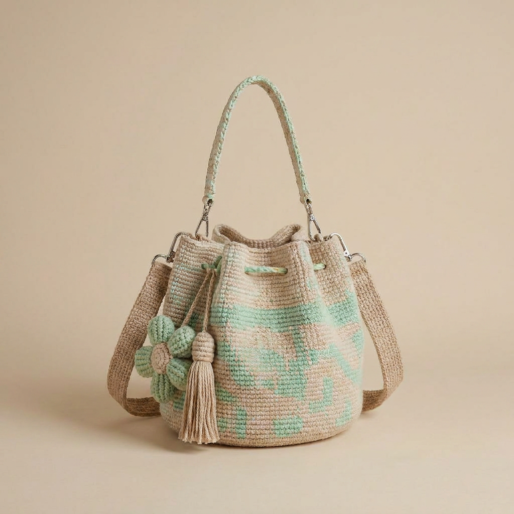 Crochet Flower Bags