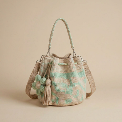 Crochet Flower Bags